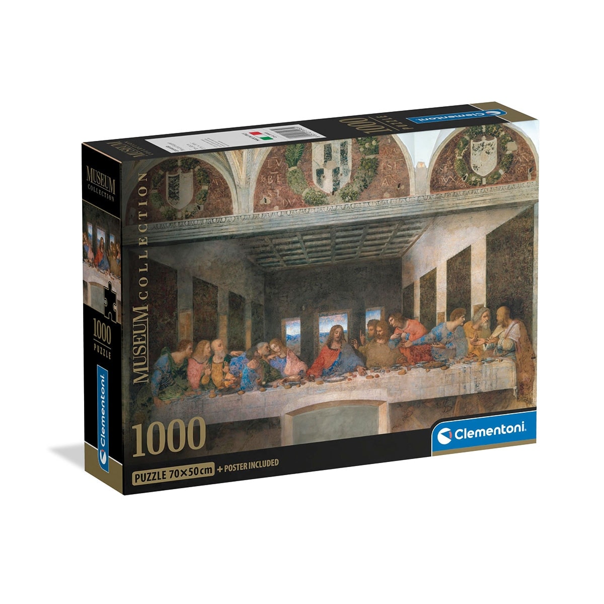 Puzzle 1000 Cb Museum The Last Supper Clementoni - Image 1