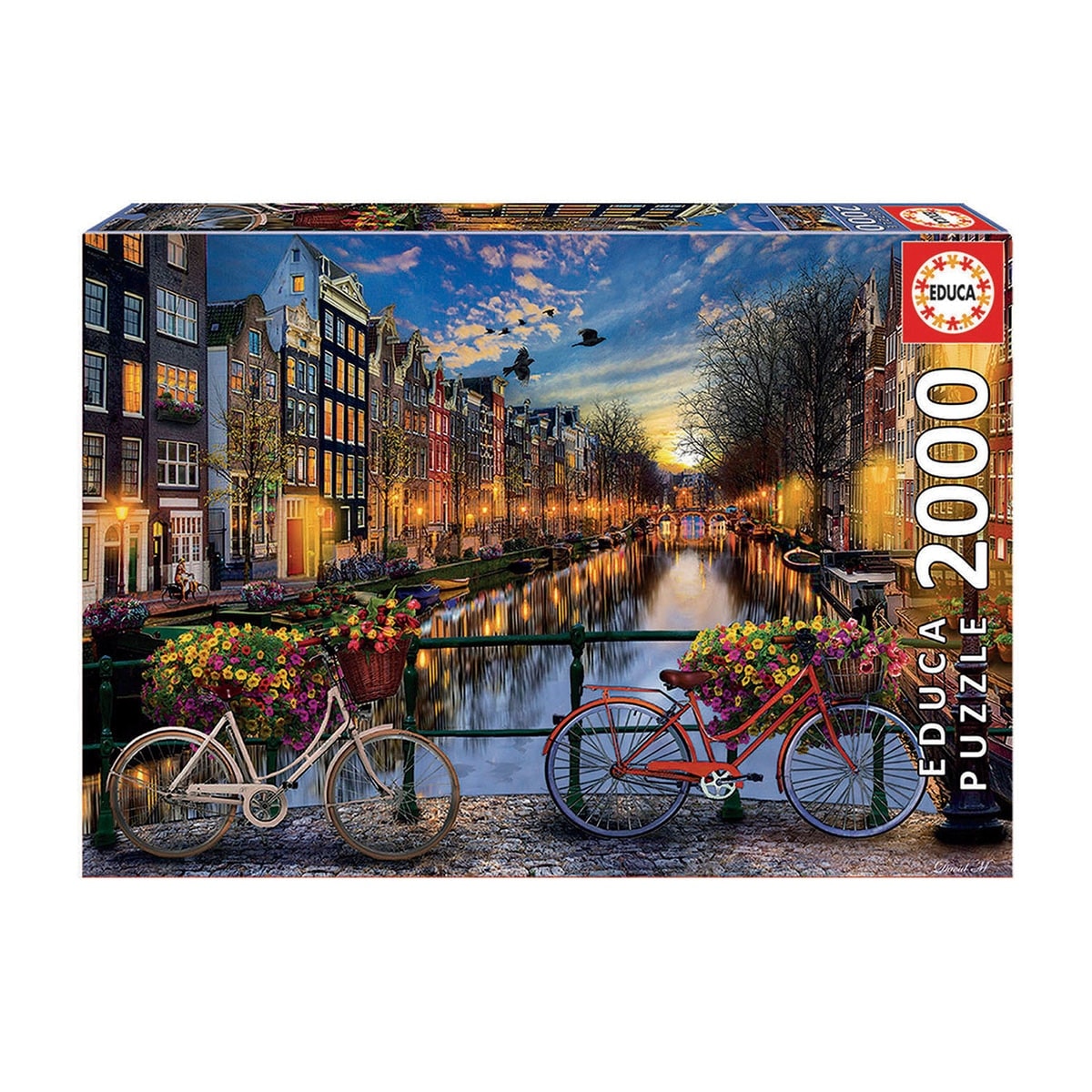 EDUCA - Puzzle 2000 Piezas Amsterdam With Love Educa. - Image 1