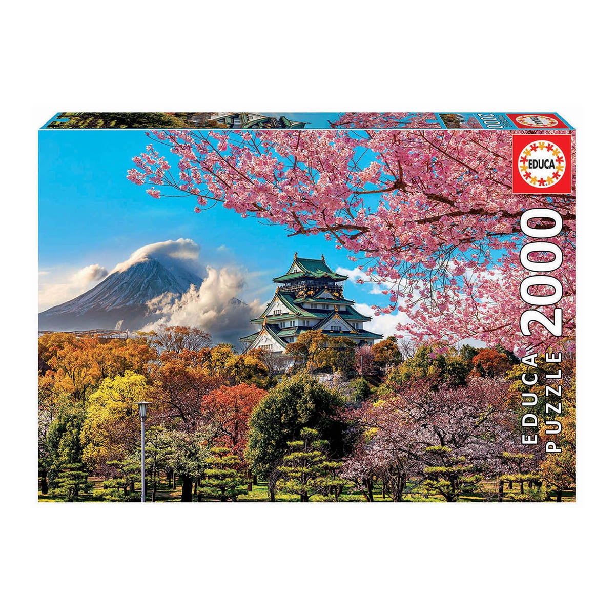 EDUCA - Puzzle 2000 Castillo De Osaka, Japón Educa. - Image 1