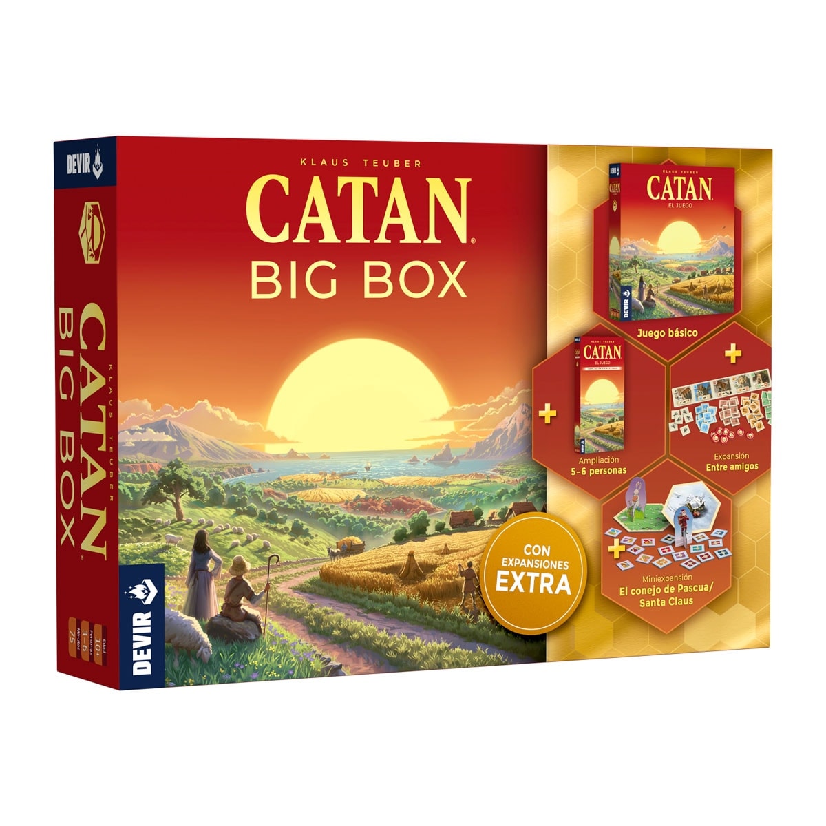 Juego de mesa Catán Big Box Devir - Image 1
