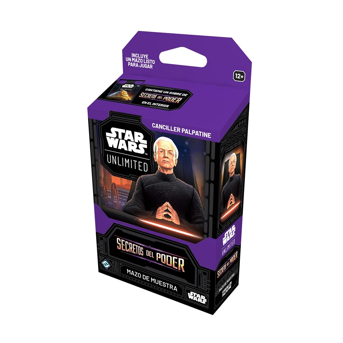 Asmodee - Juego de Mesa Star Wars Unlimited Secretos del Poder Canciller Palpatine Asmodee. - Image 1
