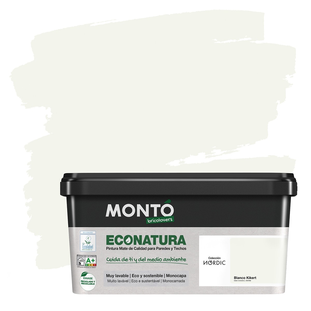 MONTÓ - Pintura Plástica Mate Eco Natura Sostenible 4 l. - Image 1