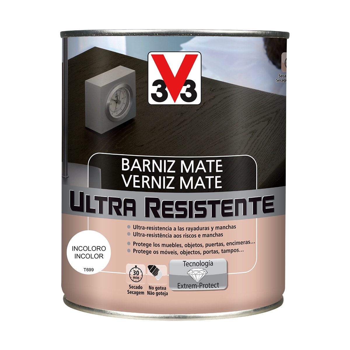 BriCor - Barniz Madera Mate Eco 750 ml. - Image 1