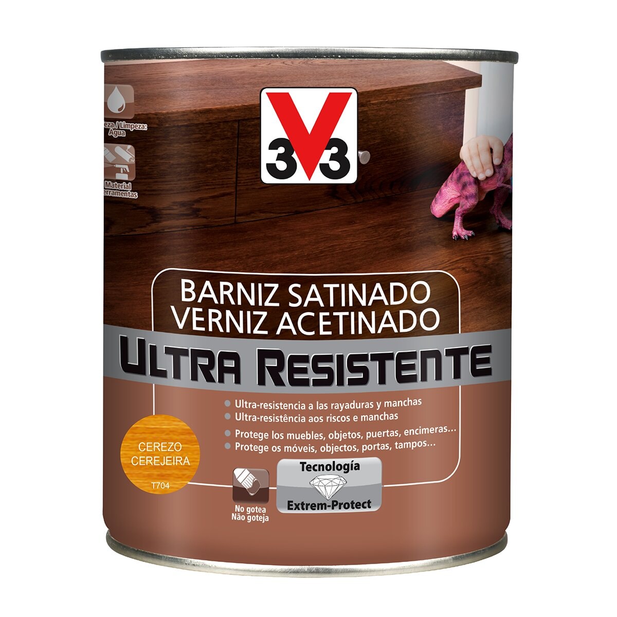 V33 - Barniz Satinado Madera Ultra Resistente. - Image 1