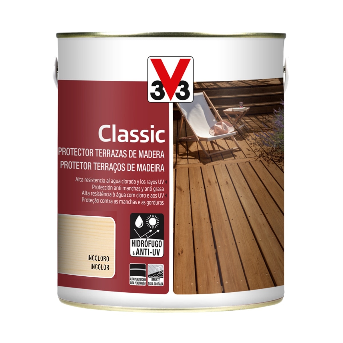 V33 - Aceite Protector Terrazas Madera. - Image 1