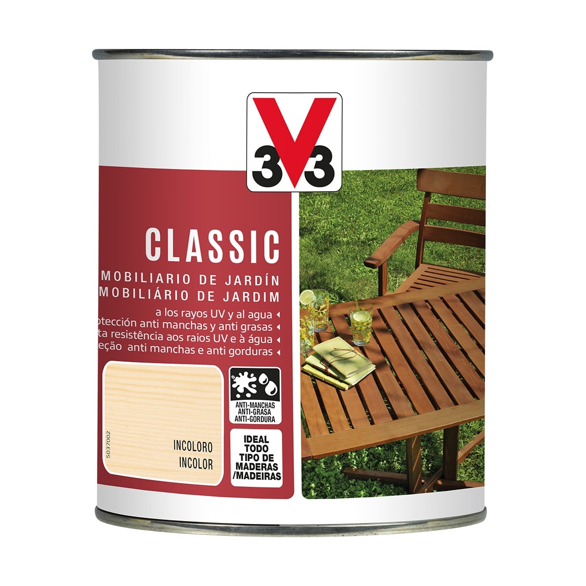 V33 - Aceite de Teca Alta Resistencia para la Madera V33. - Image 1