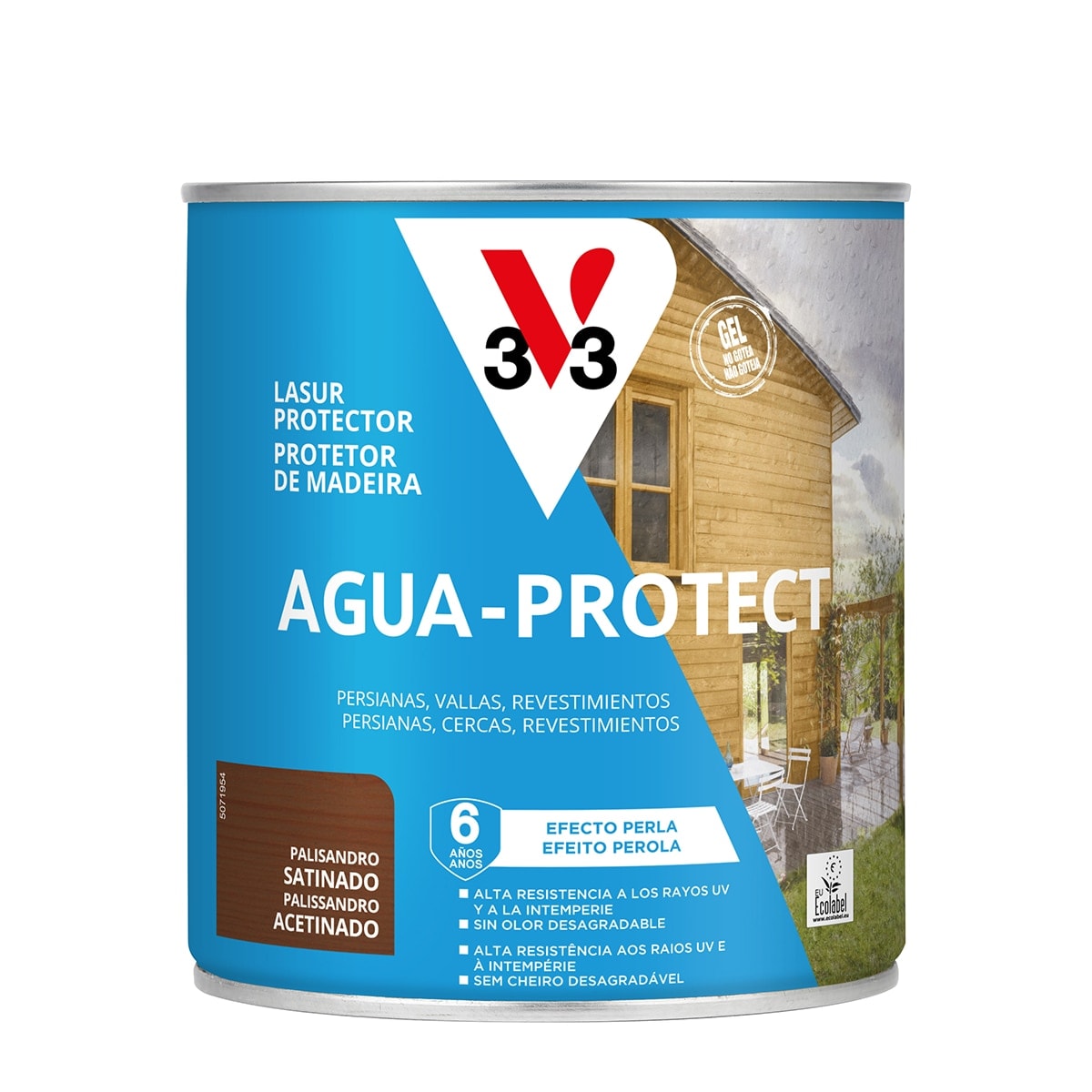V33 - Protector Decorativo Madera Agua-Protect Satinado. - Image 1