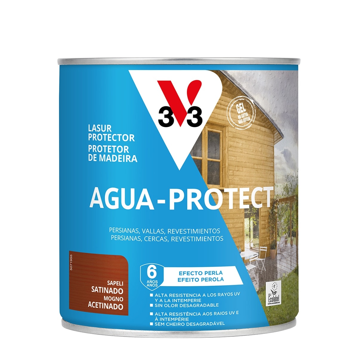 V33 - Protector Decorativo Madera Agua-Protect Satinado. - Image 1