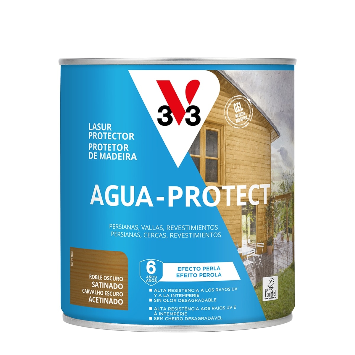 V33 - Protector Decorativo Madera Agua-Protect Satinado. - Image 1