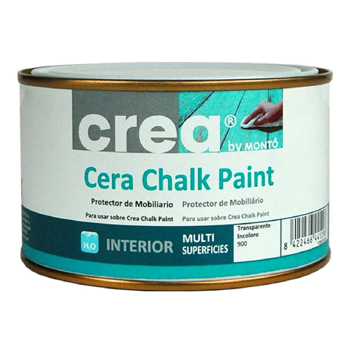 MONTÓ - Cera Crea Chalk Paint para Muebles 300 ml. - Image 1
