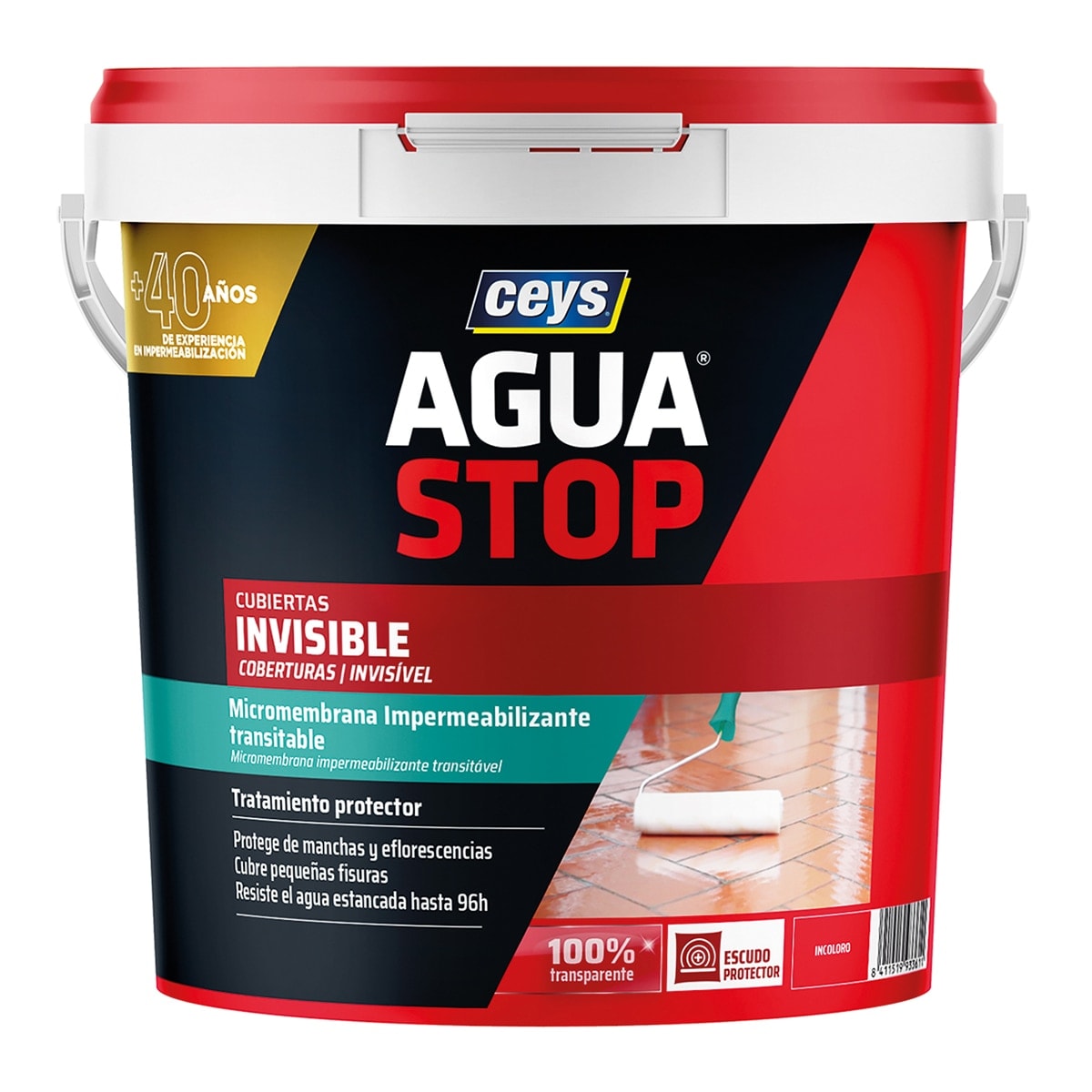 Ceys - Impermeabilizante Cubiertas Aguastop Invisible 4 l. - Image 1