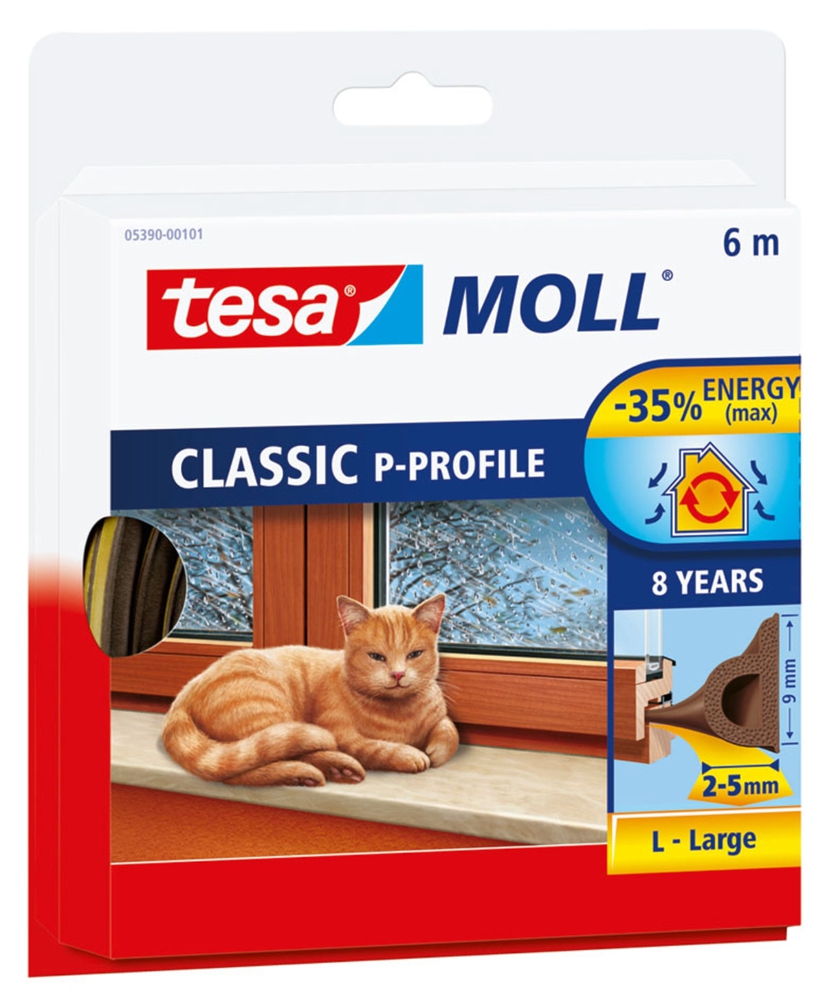 Tesa - Burlete Caucho Classic Perfil "P" 6 m. - Image 1