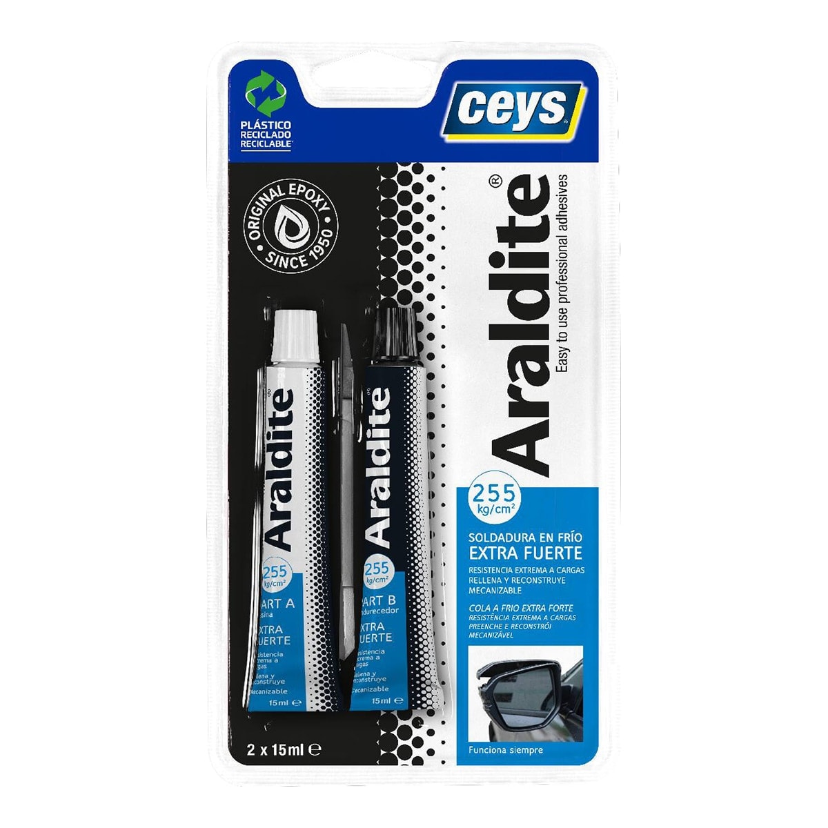 Ceys - Adhesivo Araldite Epoxi Standard 15 + 15 ml. - Image 1