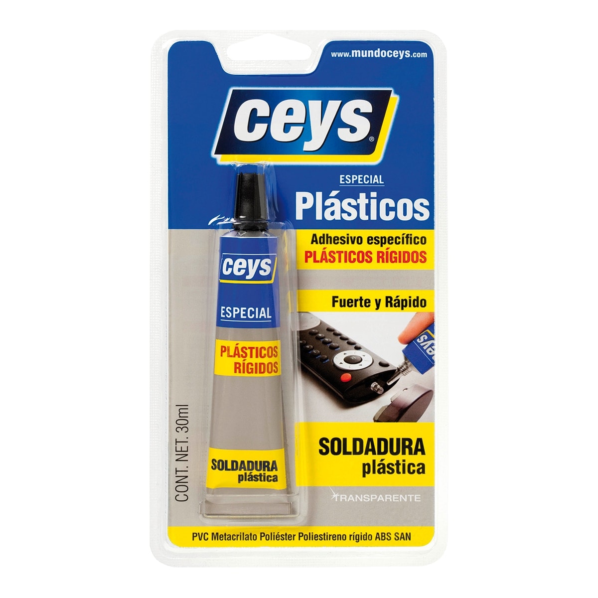 Ceys - Adhesivos Plásticos Rígidos 30 g. - Image 1