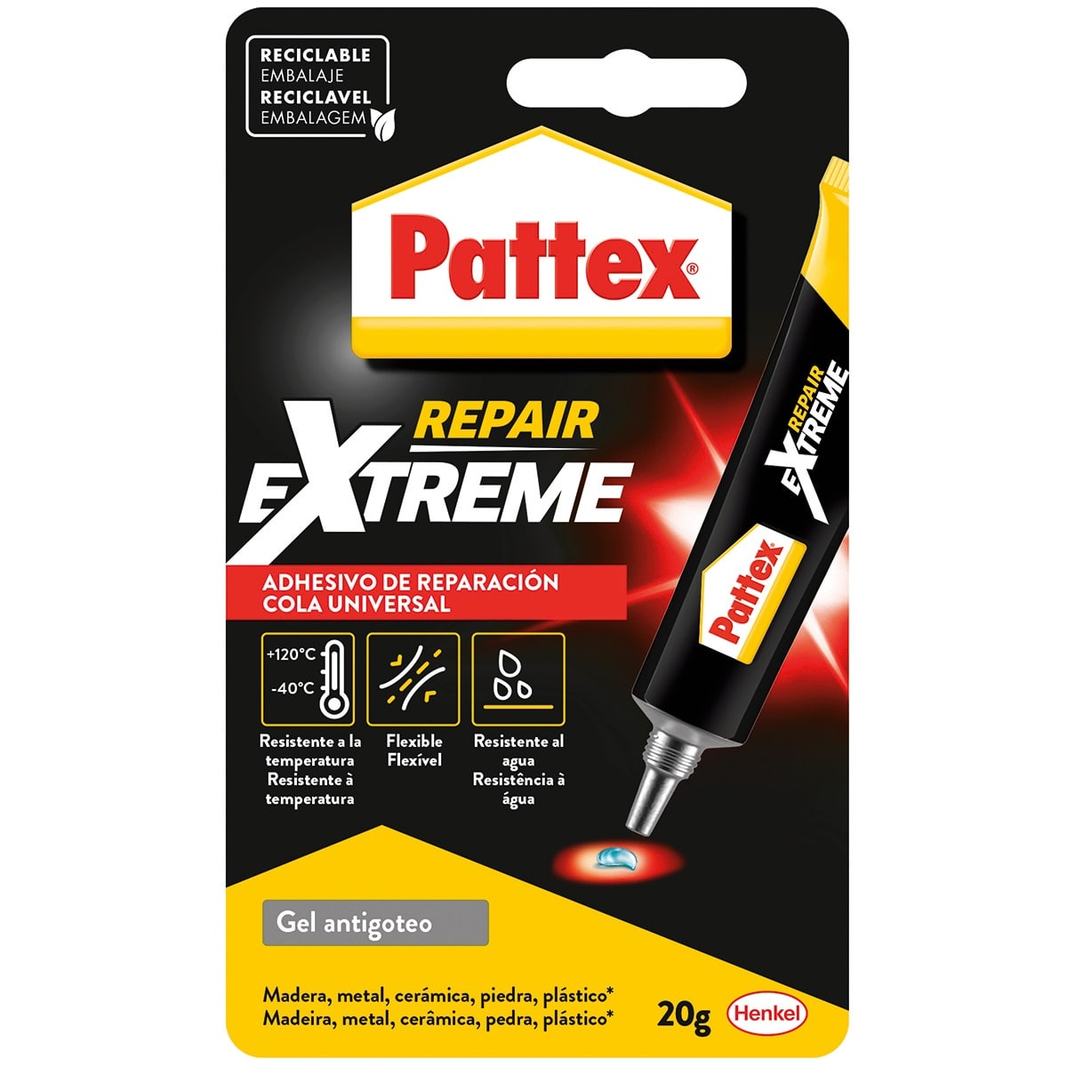 Pattex - Pegamento Universal Repair Extreme 20 g. - Image 1