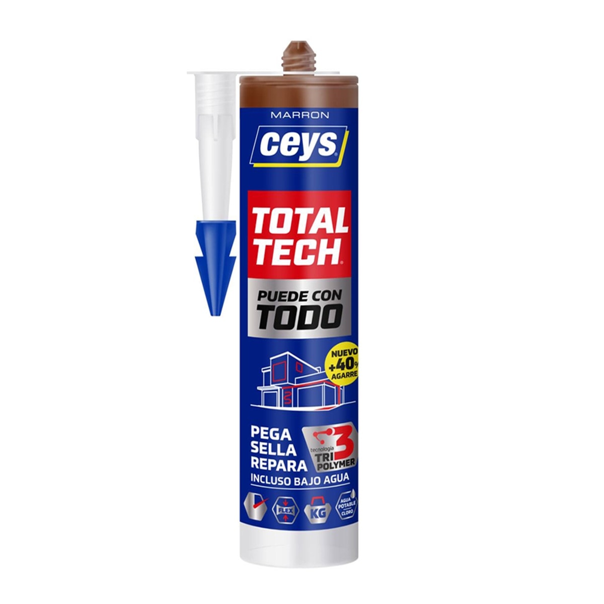 Ceys - Adhesivo Sellador Reparador Total Tech 290 ml. - Image 1