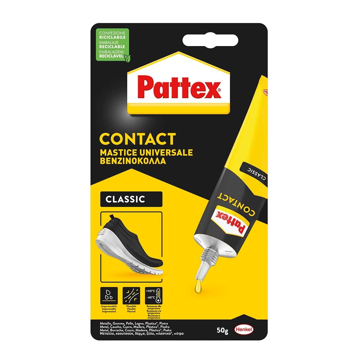 Pattex - Cola de Contacto Transparente 50 g. - Image 1