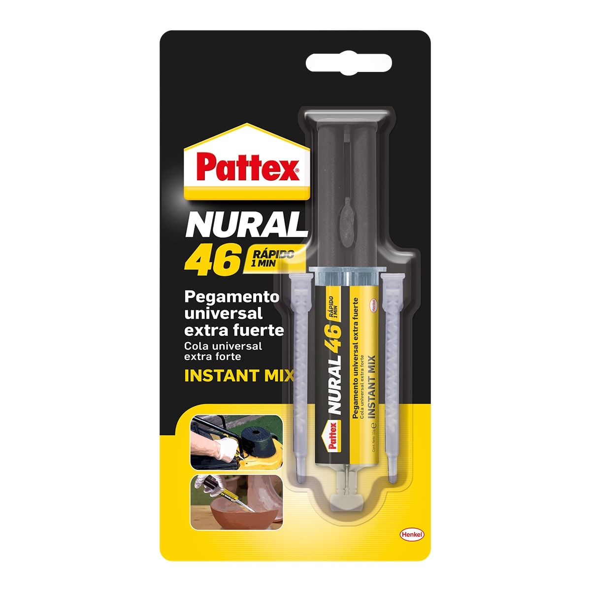 Pattex - Nural 46 Pegamento Universal Extra Fuerte Instant Mix. - Image 1