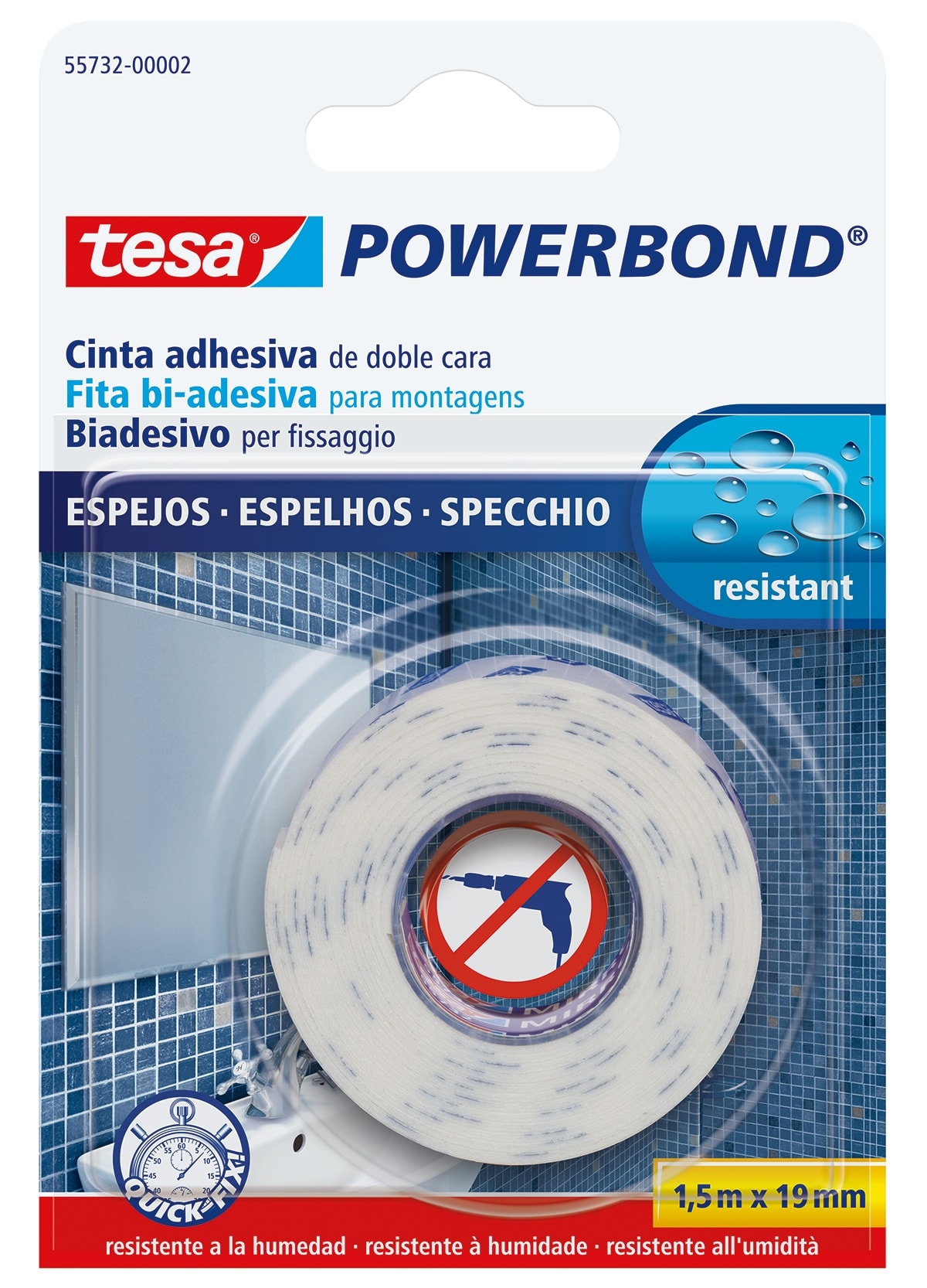 Tesa - Cinta Doble Cara Espejos Powerbond. - Image 1