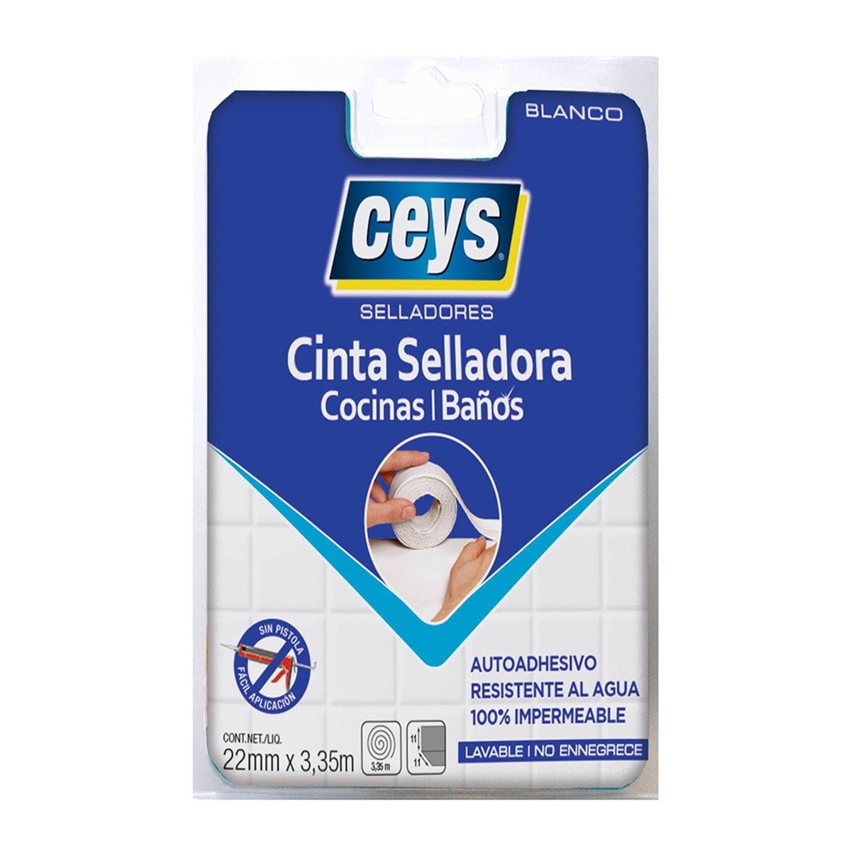 Ceys - Cinta Selladora y Aislante Autoadhesiva Hogar 3,35 m. - Image 1