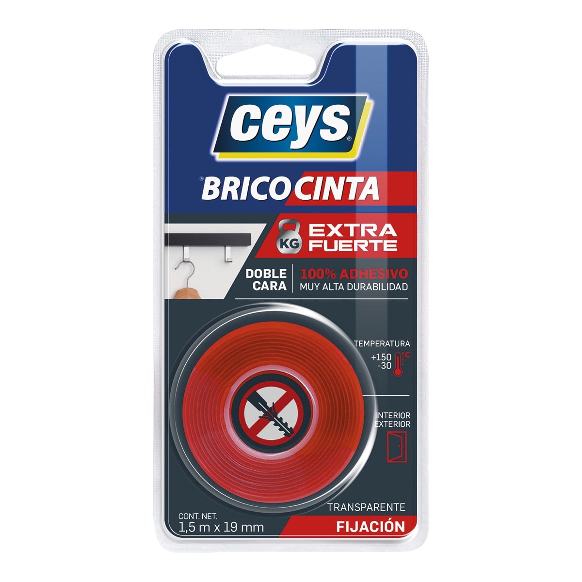 Ceys - Cinta Doble Cara Extra Fuerte 1,5 m. - Image 1