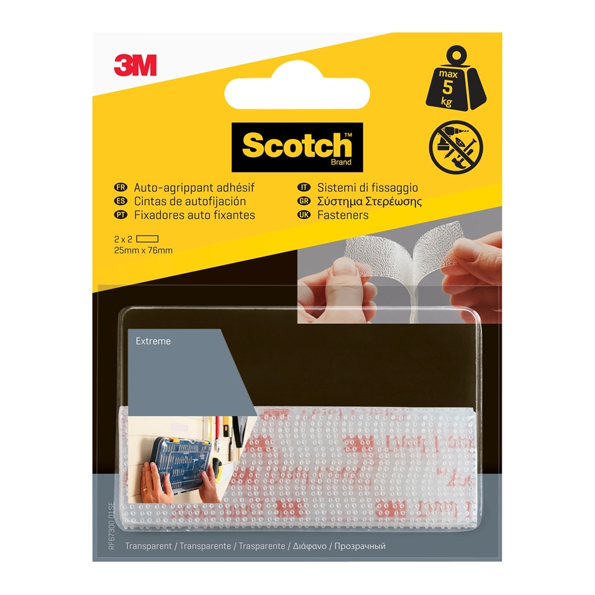 3M - Cintas Auto-Sujeción Extrema - 4 Uds 25 mm x 7,5 cm. - Image 1