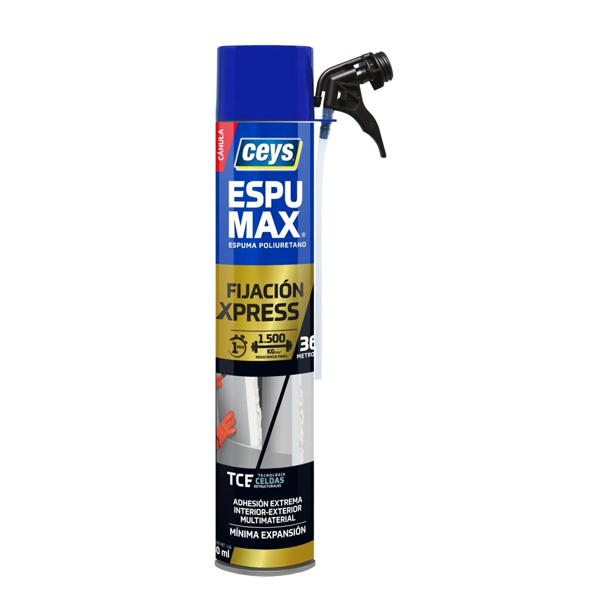Ceys - Espuma Poliuretano Fijación Xpress 750 ml. - Image 1