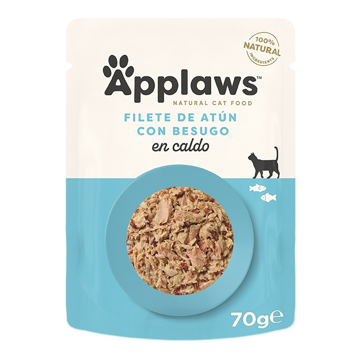 Applaws - Comida húmeda para gatos adultos Applaws atún y besugo 70 g. - Image 1