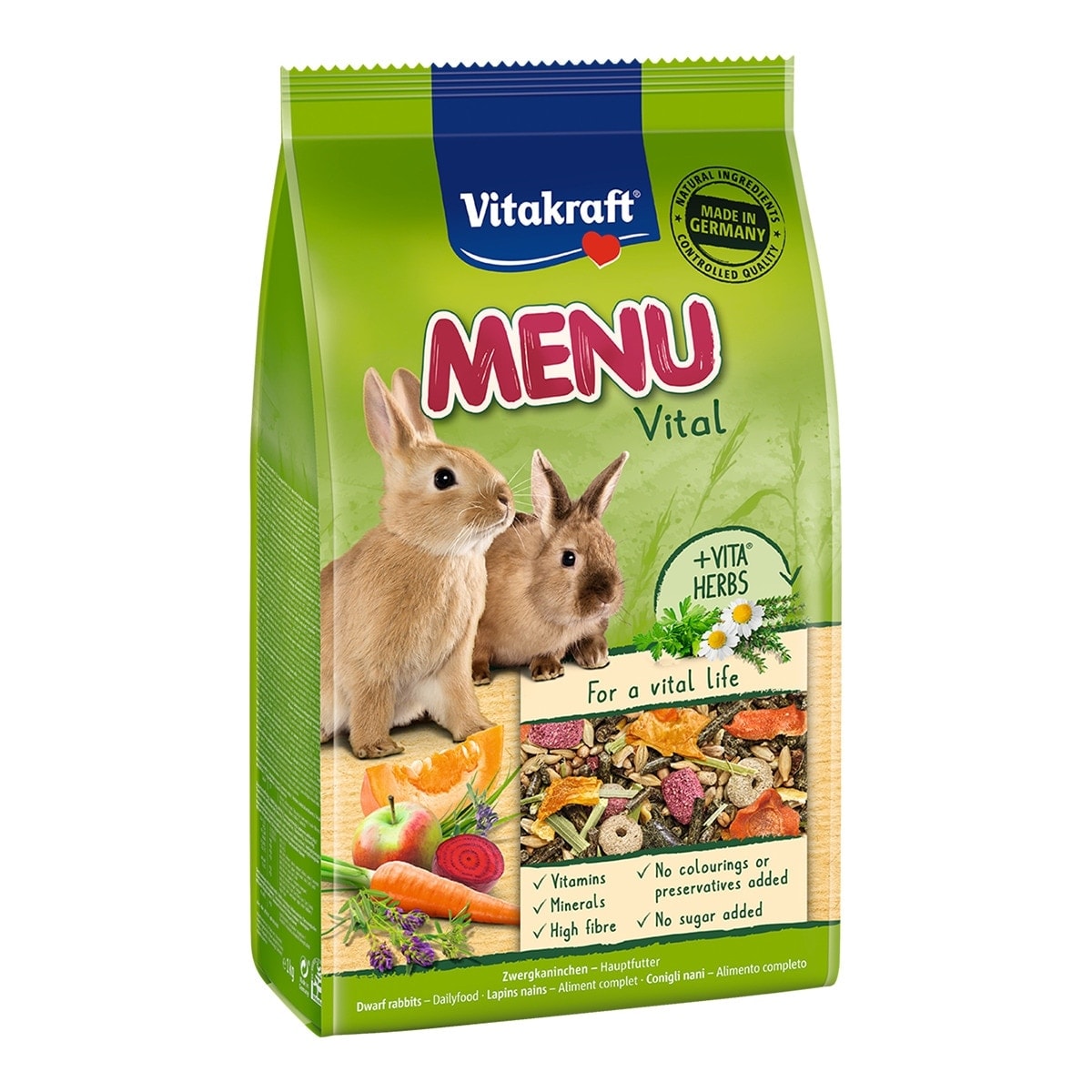 Vitakraft - Menú para conejos enanos Vitakraft Vital. - Image 1