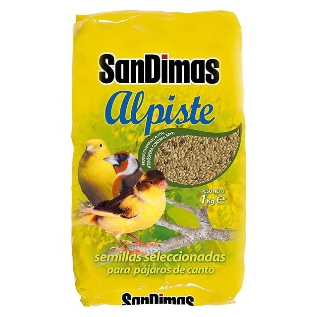 San Dimas - Alimento complementario para pájaros de canto San Dimas Alpiste 1 kg. - Image 1