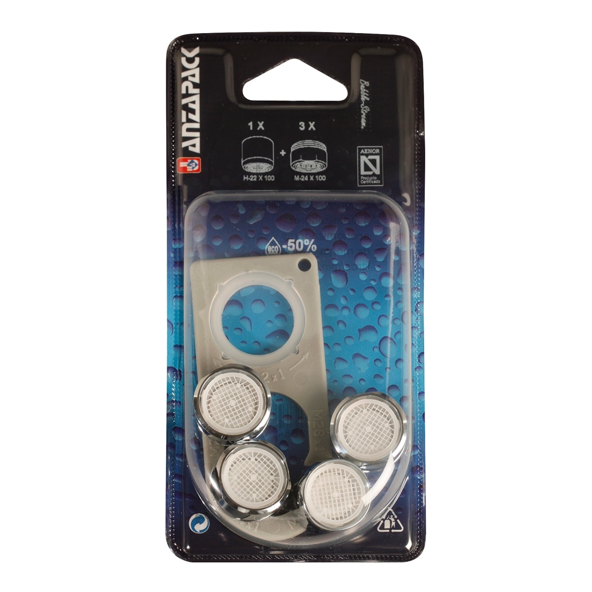 Anzapack - Kit 4 Economizadores + Llave M. - Image 1