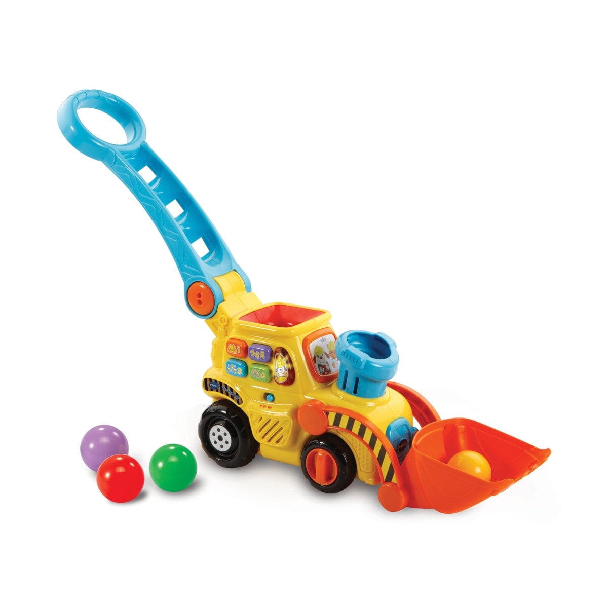 VTech - Juguete de arrastre interactivo Excavabola con bolas que enseña colores VTech Baby. - Image 1