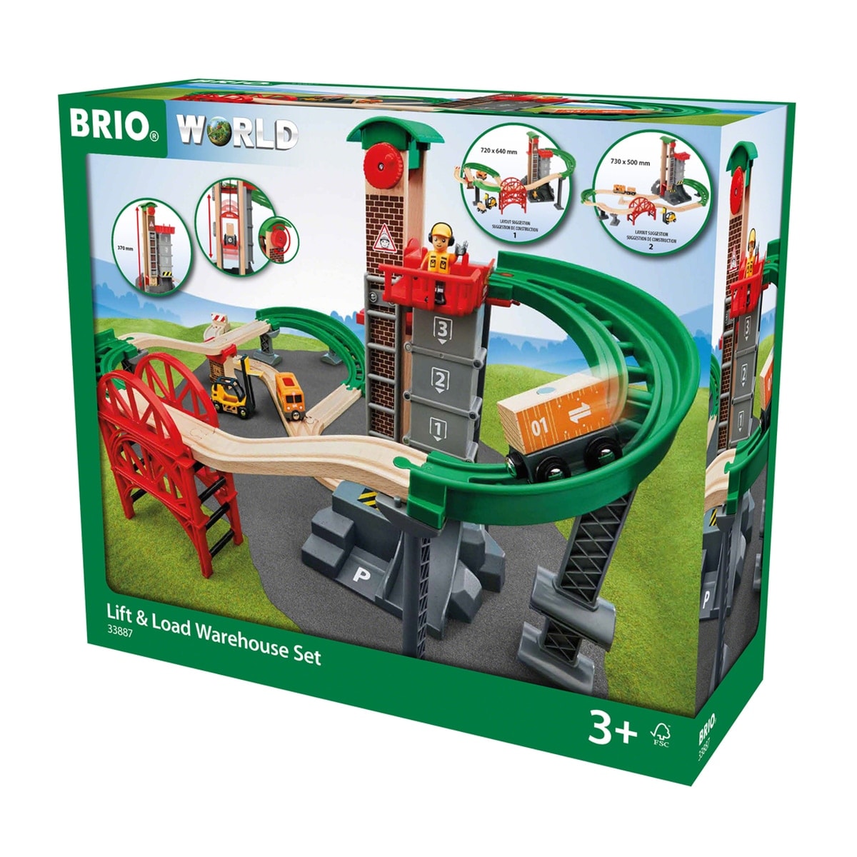 BRIO - Set almacén con montacargas Brio. - Image 1