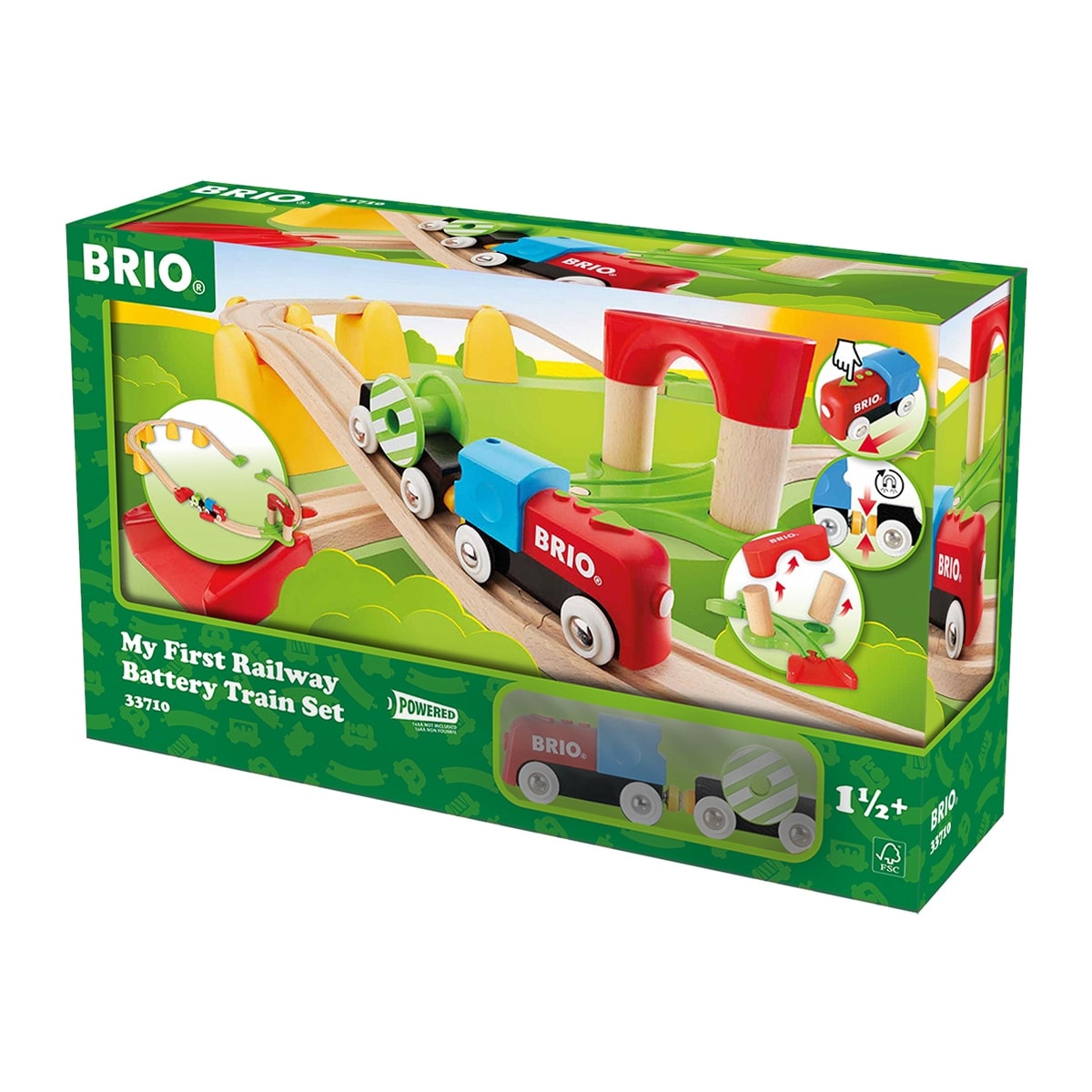 BRIO - Mi primer circuito de tren con tren a pilas Brio. - Image 1