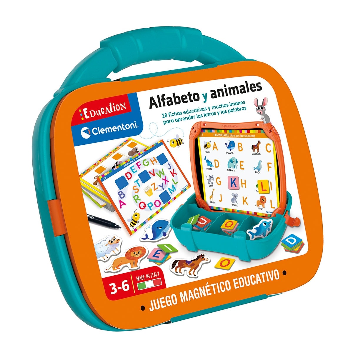 Clementoni - Education Clementoni- Maletín Magnético Alfabeto. - Image 1