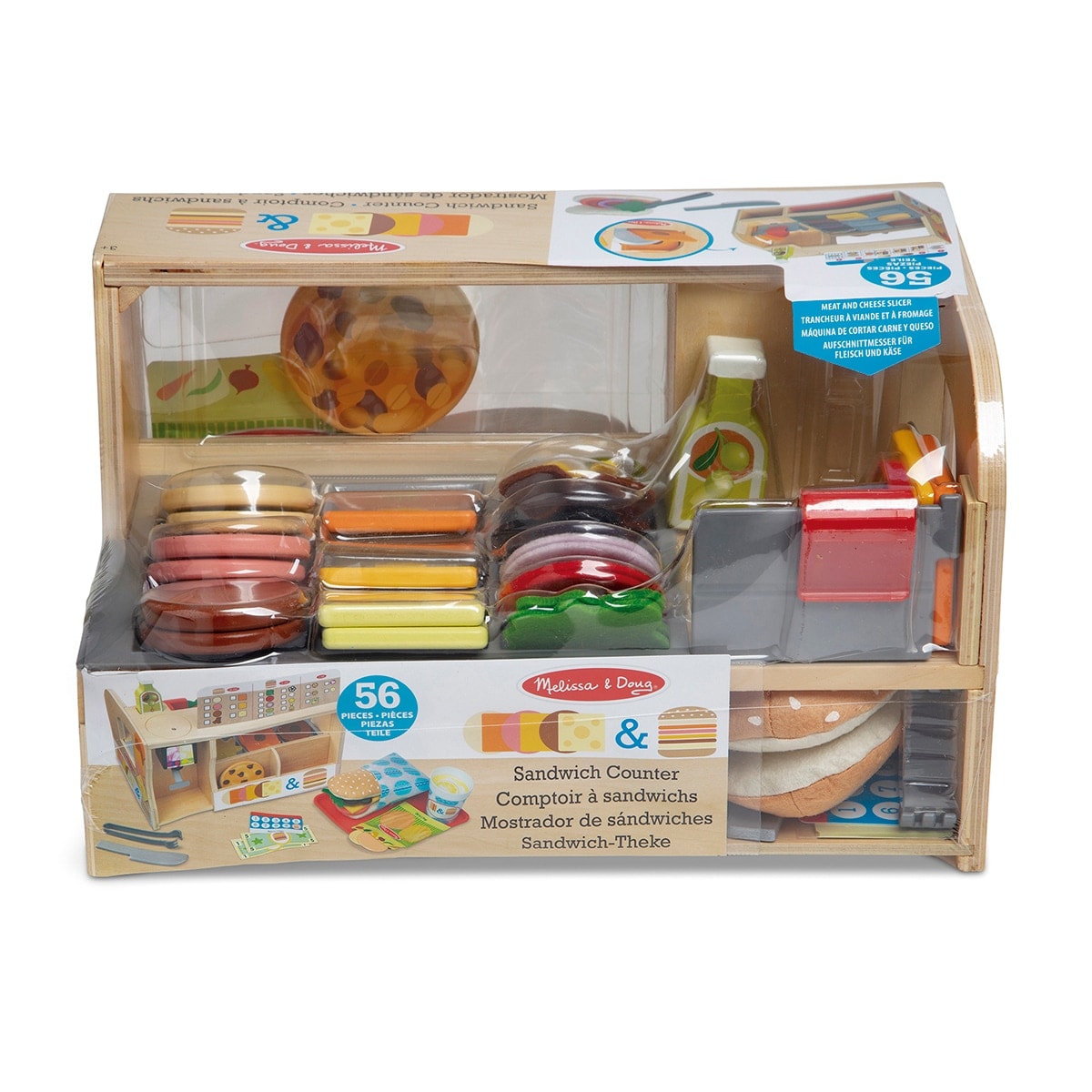 Melissa & Doug - Mostrador Sandwich Madera Melissa & Doug. - Image 1