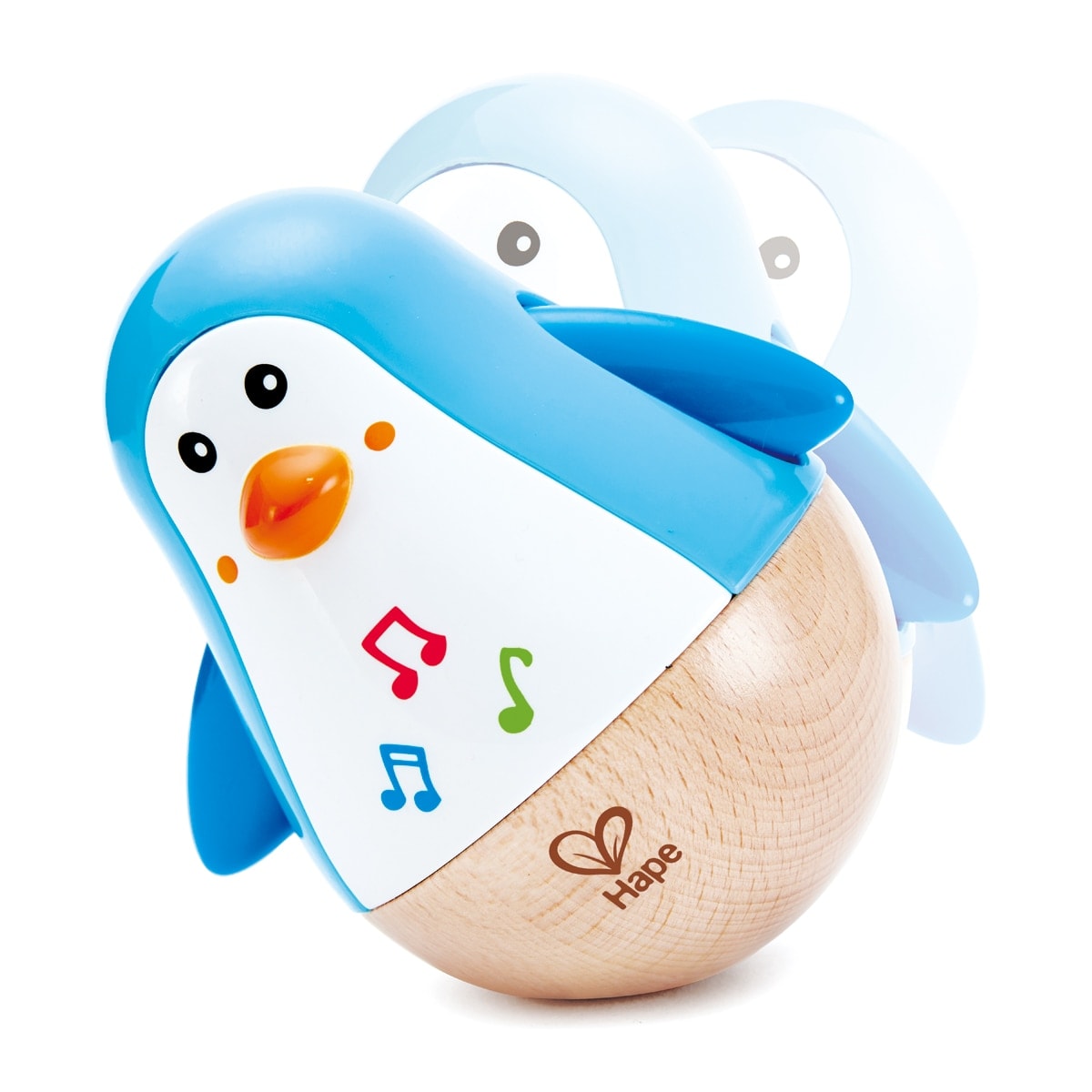 Hape - Tentetieso pingüino juguete de madera Hape. - Image 1