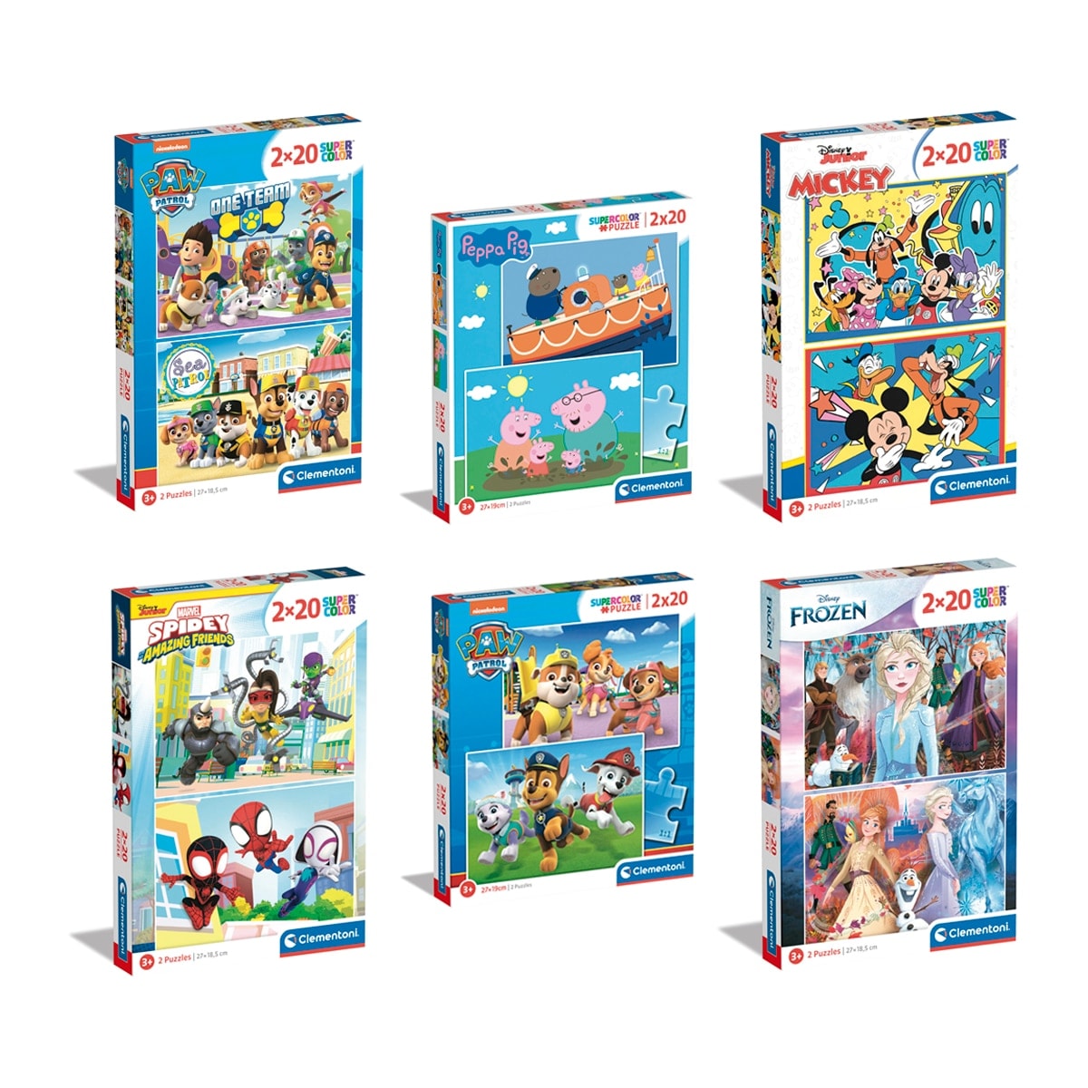 Clementoni - 2 puzzles 20 piezas Clementoni. - Image 1