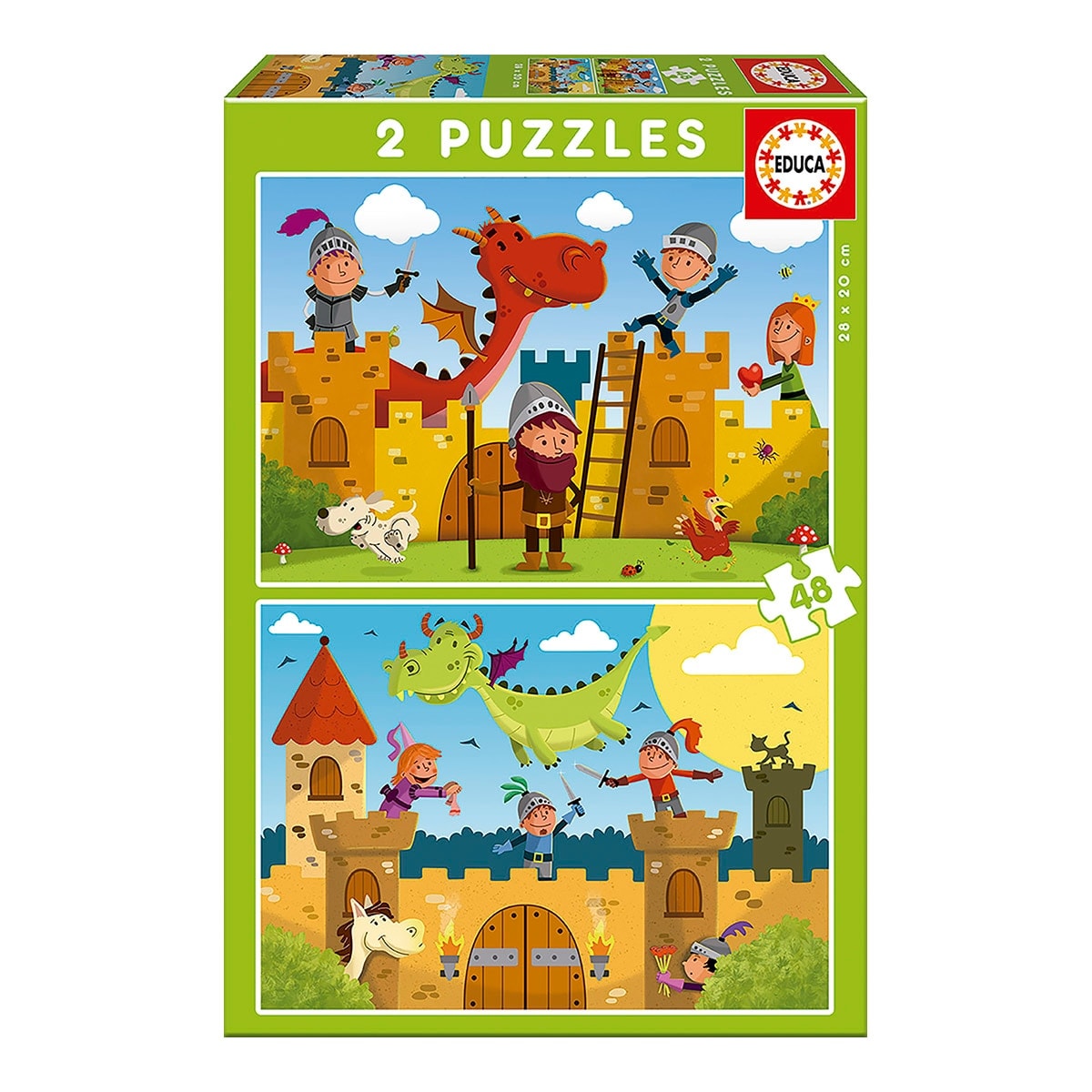 EDUCA - Puzzle 2x48 Educa modelos surtidos. - Image 1