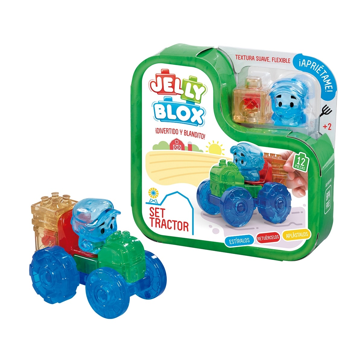 Bizak - Piezas de construcción Jelly Blox set tractor Bizak. - Image 1
