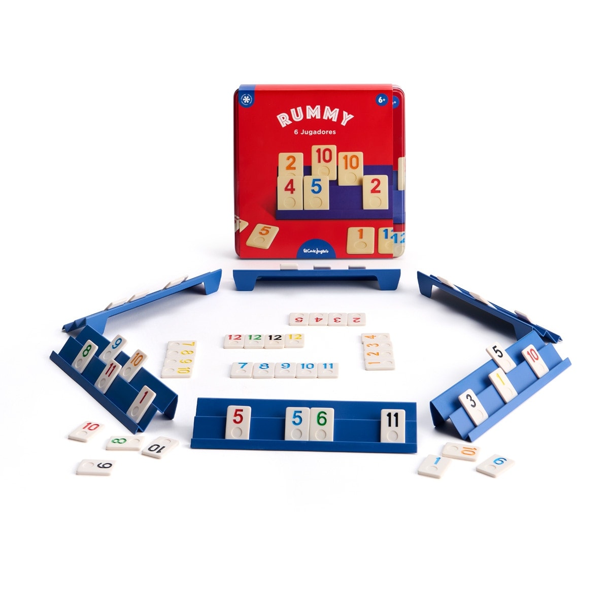 El Corte Inglés - Rummy 6 jugadores en caja metálica El Corte Inglés. - Image 1