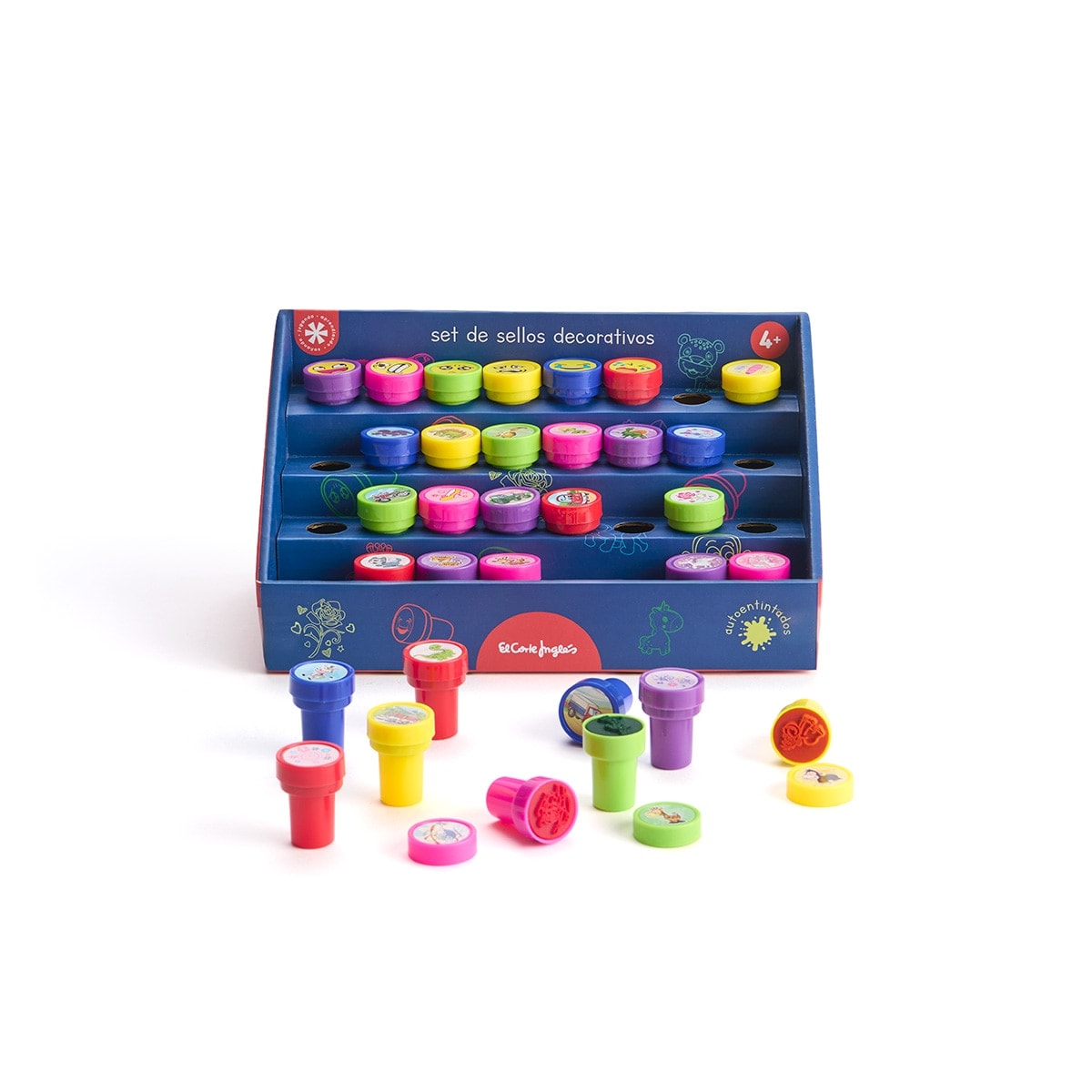 El Corte Inglés - Set de sellos decorativos El Corte Inglés. - Image 1