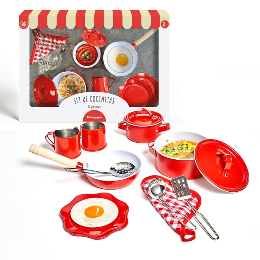 El Corte Inglés - Set de cocinitas 11 piezas El Corte Inglés. - Image 1