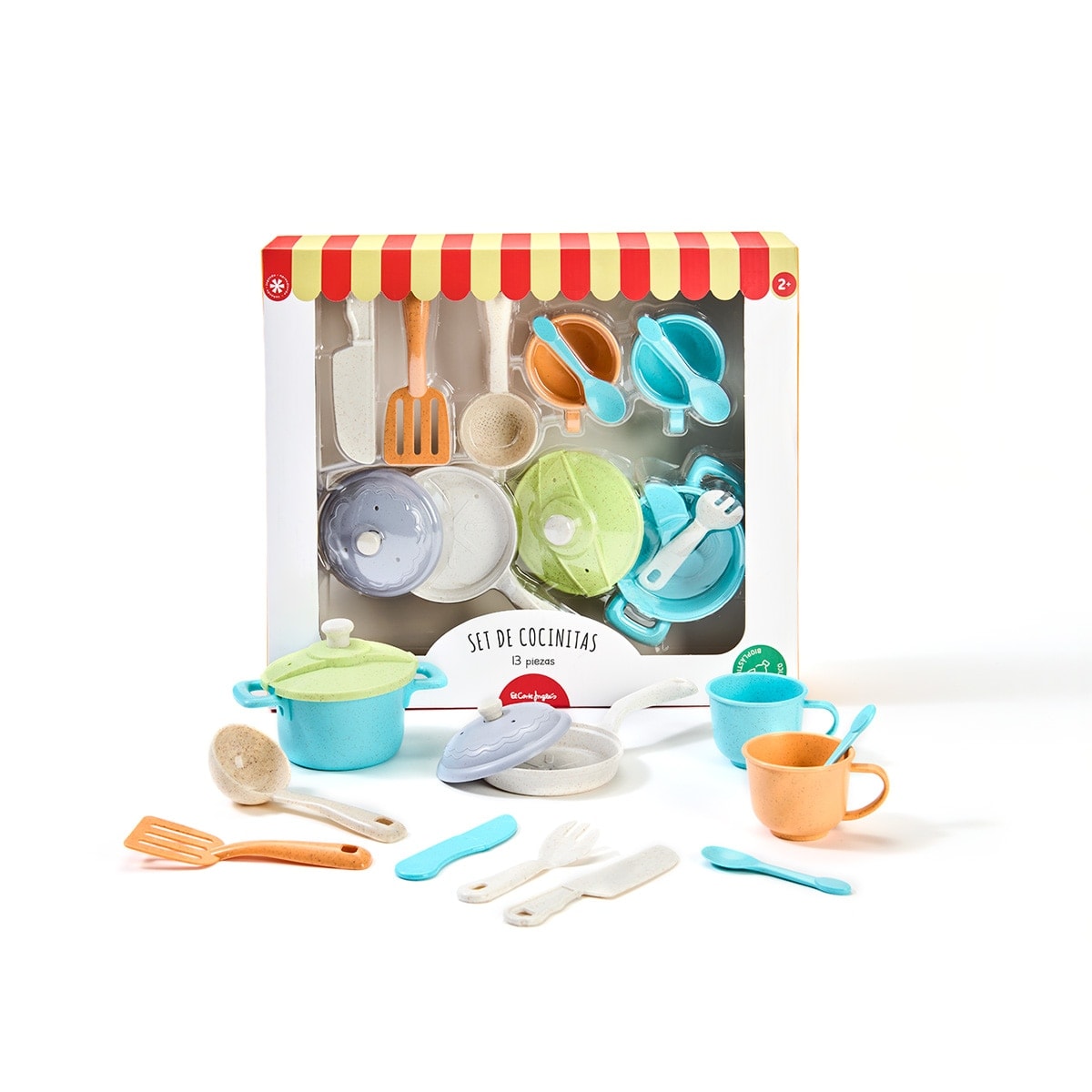 El Corte Inglés - Set de cocinitas de bioplástico El Corte Inglés. - Image 1