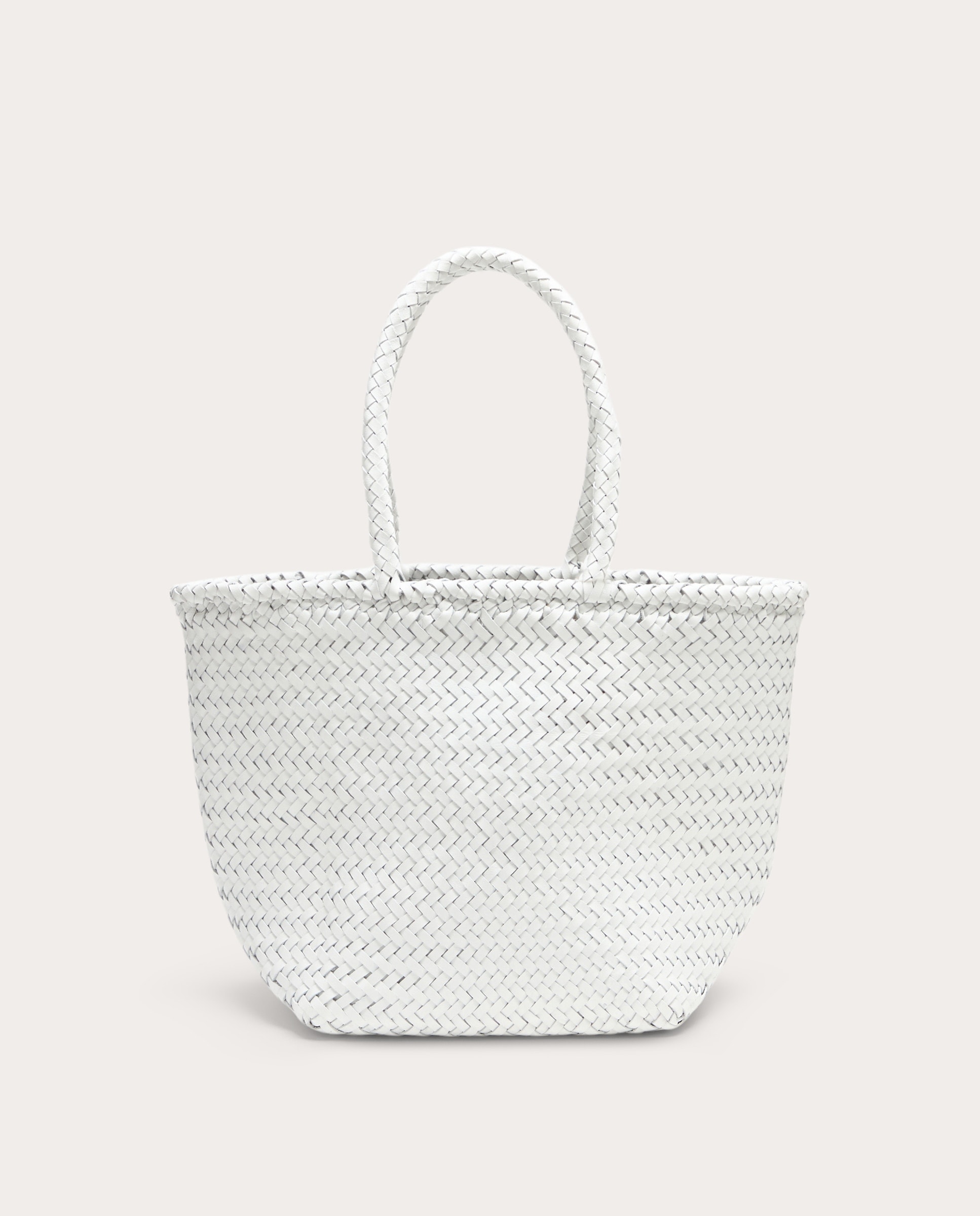 Dragon Diffusion - Bolso de mano Grace Basket pequeño de piel. - Image 1