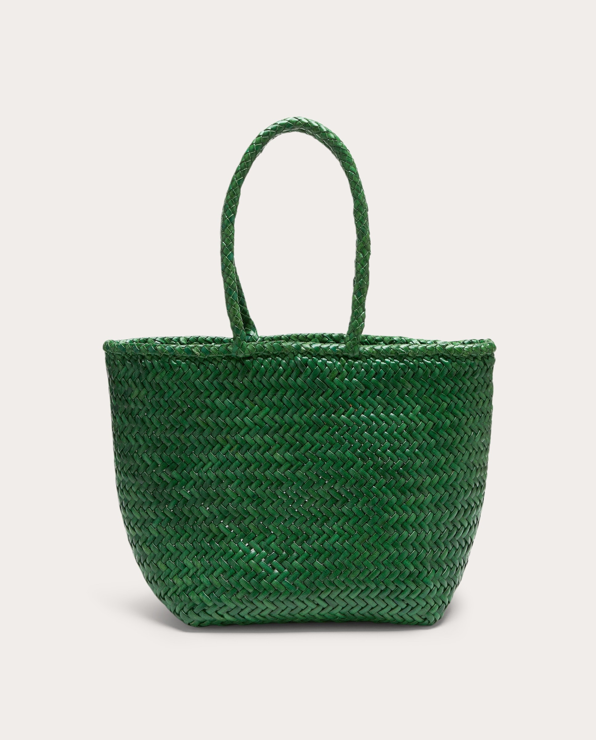 Dragon Diffusion - Bolso de mano Grace Basket pequeño de piel. - Image 1