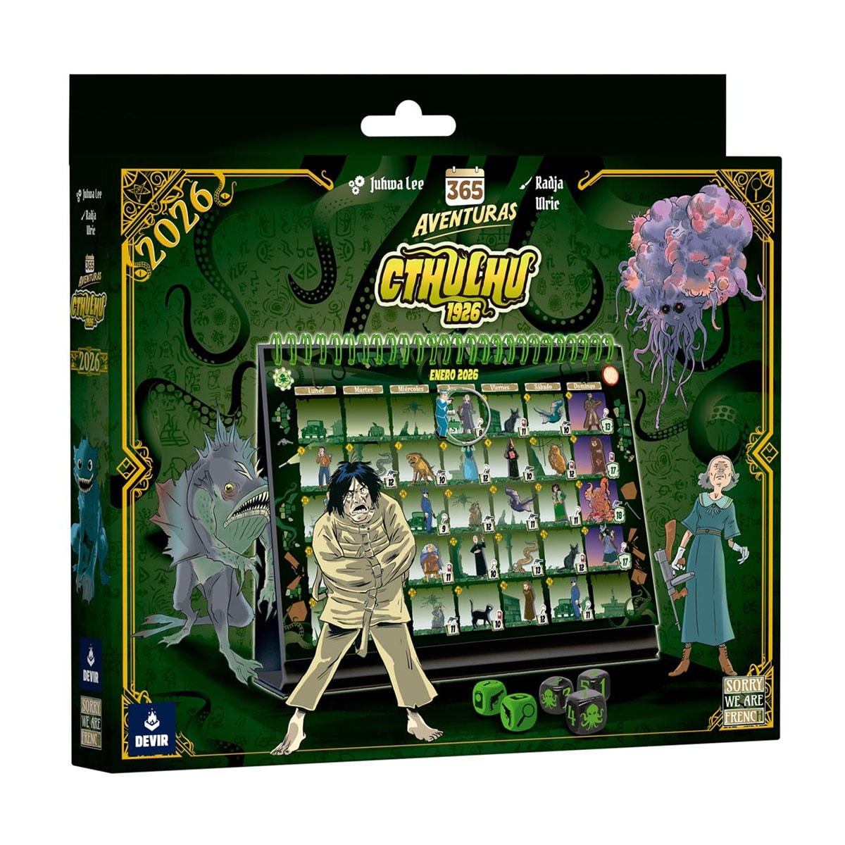 Devir - Tablero Calendario 365 Adventures Cthulhu Devir. - Image 1