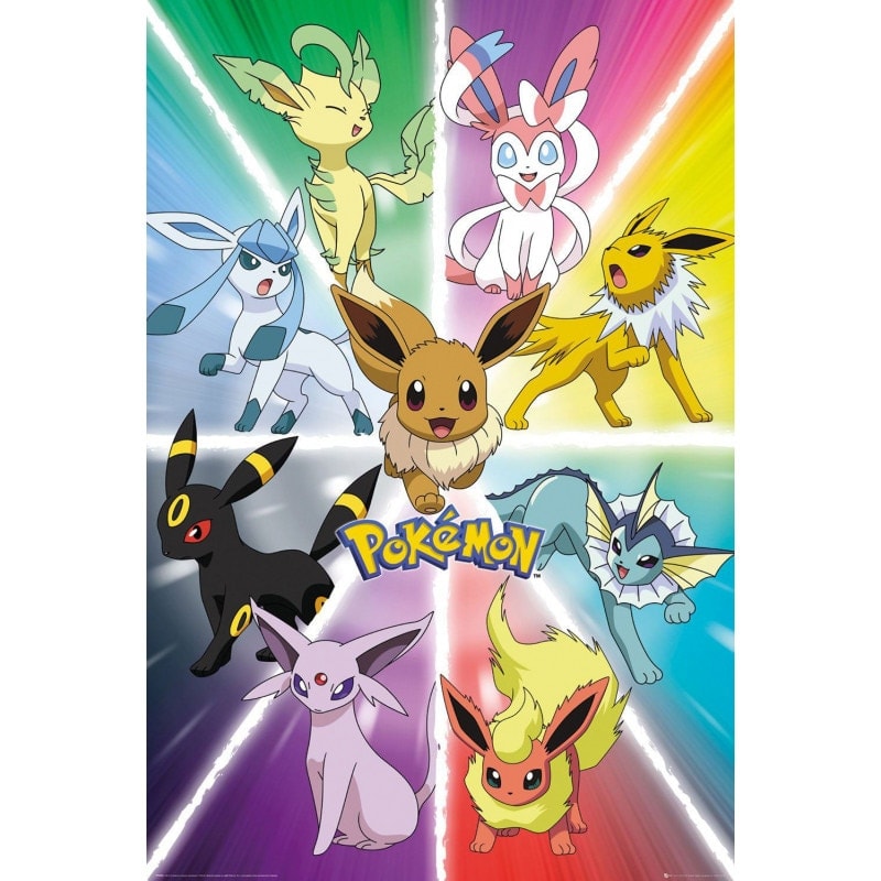 Erik - Póster Pokemon Eevee Evolution Pokemon Erik. - Image 1