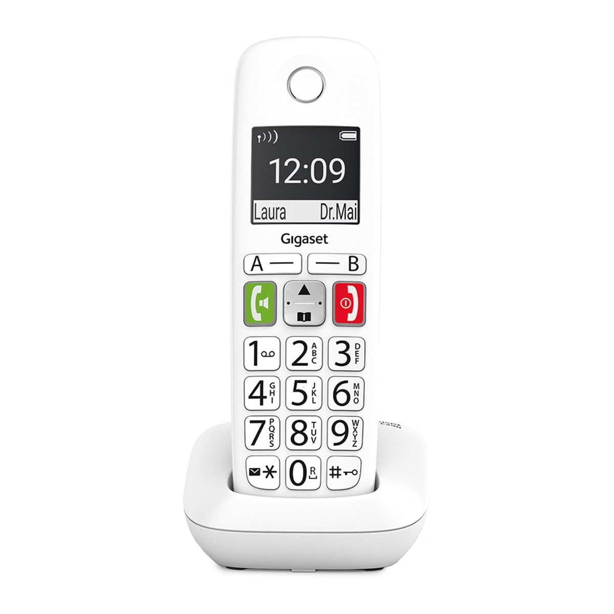 Gigaset - Teléfono inalámbrico Gigaset Dect E290 Blanco. - Image 1