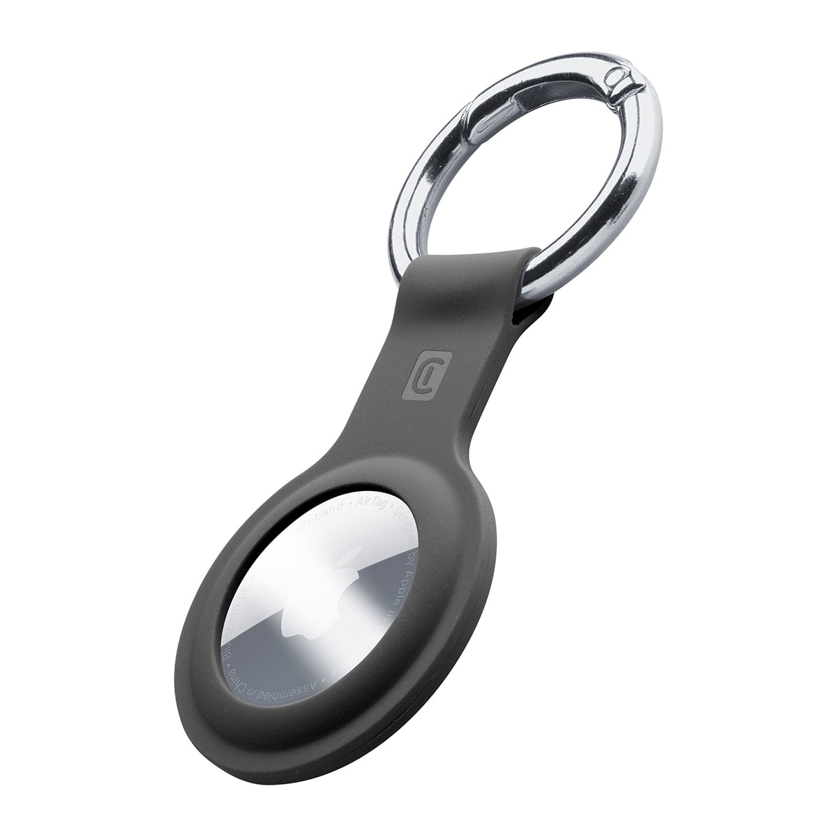 Cellular Line - Funda con gancho Cellularline para AirTag, negro. - Image 1